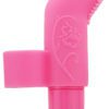 Play With Me Silicone Finger Vibe Waterproof Pink 3.5 Inch