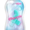 Play With Me Silicone Finger Vibe Waterproof Blue 3.5 Inch