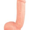 X5 Hard On Realistic Dildo Beige 8.75 Inch