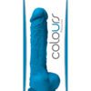 Colours Pleasures Realistic Silicone Dong Blue 5 Inch