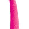 Colours Pleasures Thin Silicone Dong Pink 8 Inch