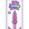 Jelly Rancher Ripple T Plug Purple 4.3 Inch