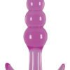 Jelly Rancher Ripple T Plug Purple 4.3 Inch