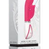 Disco Bunny Silicone Rechargeable Dual Vibe Pink 4 Inch