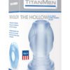 TitanMen The Hollow Open Tunnel Anal Plug Clear 4.5 Inch