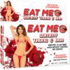 Eat Me Gummy Thong And Bra Strawberry Red One Size Fits All