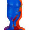 Ox Balls Honcho 1 Silicone Anal Plug Rainbow