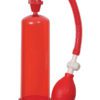 Linx Pumped Up Fire Penis Pump Red 7.75 Inch
