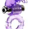 Linx Hopping Hare Vibrating Cock Ring Waterproof Purple