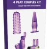 Kinx 4play Couples Kit Bullet Vibe Waterproof Purple