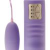 Minx Aqua Silks Vibrating Egg Wired Remote Control Waterproof Purple 2.25 Inch
