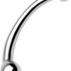 Master Series The Chrome Crescent Dual Ended Dildo 10 Inches