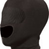 Master Series Blow Hole Open Mouth Spandex Hood Black
