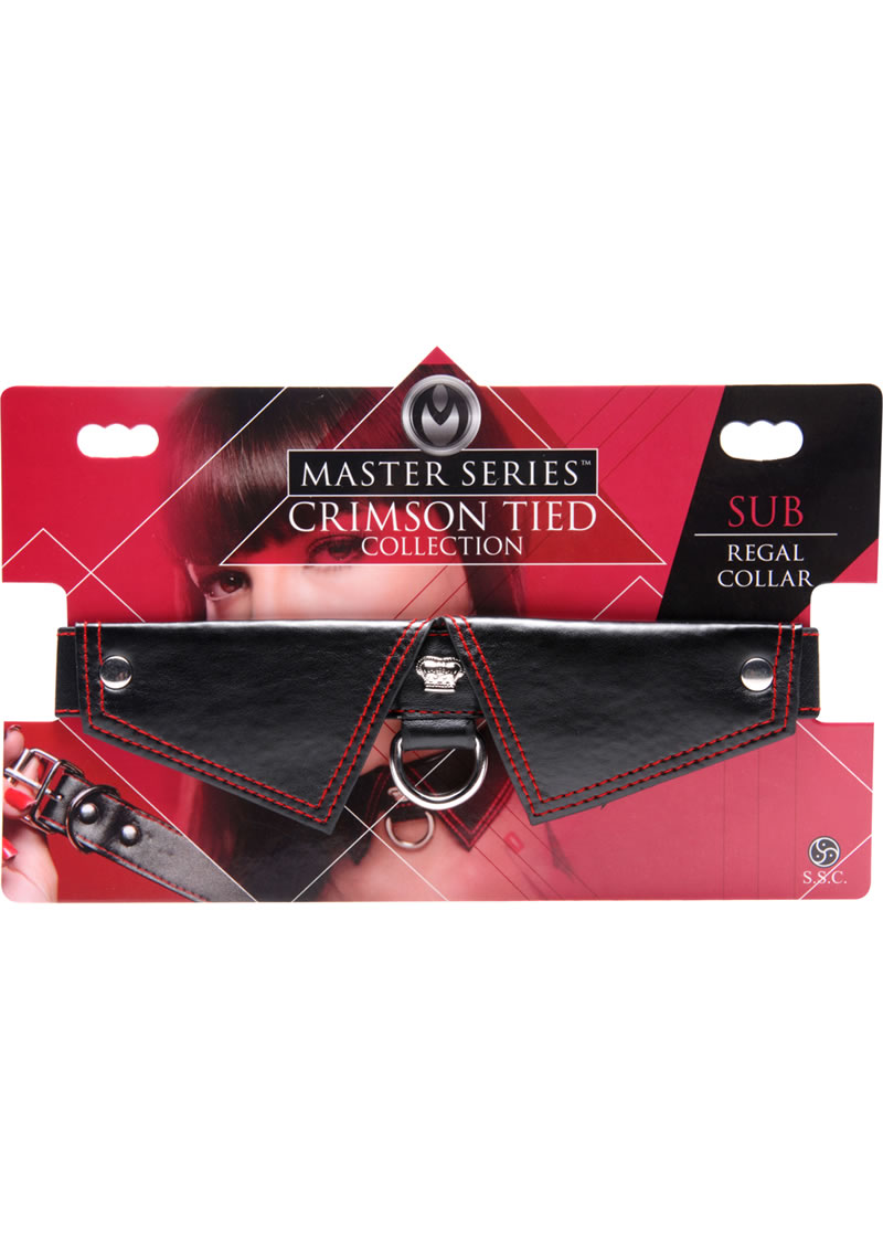 Master Series Crimson Tied  Sub Regal Collar Black