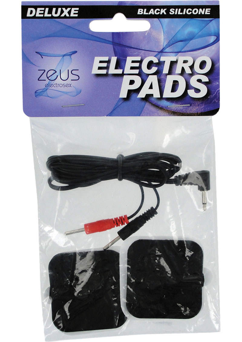 Zeus Deluxe Silicone Electro Pads 2pk