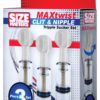 Size Matters Clit And Nipple Triple Sucker Set Clear