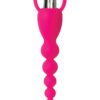 Adam and Eve Booty Bliss Silicone Vibrating Beads Waterproof Pink 7.75 Inch