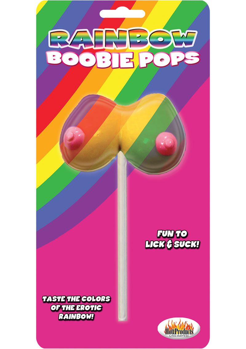 Rainbow Boobie Candy Pop