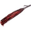 Rouge Leather Handle Leather Flogger Black And Red