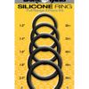 Bone Yard Silicone Ring Cockrings Black Full Range 5 Piece Kit