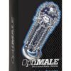 Optimale Stimulator Textured Extension With Ball Strap Clear