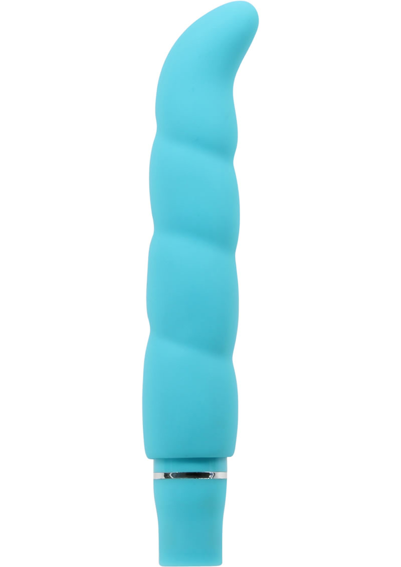 Luxe Purity G Multifuction Vibe Silicone Waterproof Aqua 6.25 Inch