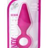 Luxe Candy Rimmer Silicone Anal Medium Fuchsia