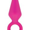 Luxe Candy Rimmer Silicone Anal Medium Fuchsia