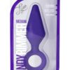 Luxe Candy Rimmer Silicone Anal Medium Purple