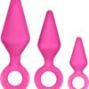 Luxe Candy Rimmer Silicone Anal Kit Fuchsia