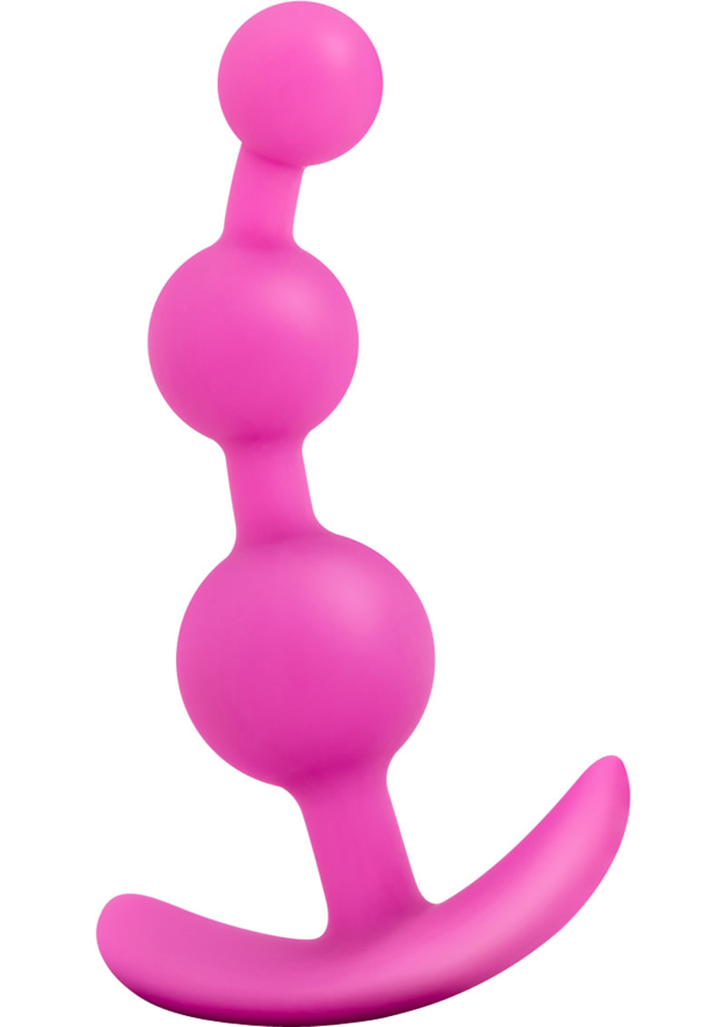 Luxe Be Me 3 Anal Silicone Fuchsia