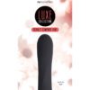 Luxe Collection Scarlet Compact Silicone Vibe Rechargeable Waterproof Black