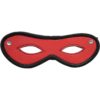 Rouge Open Eye Mask Leather Red