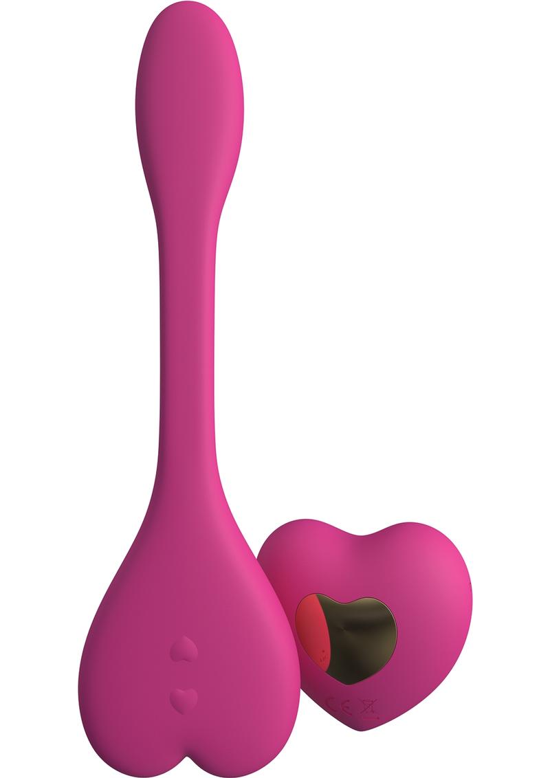 Rhythm Natya Vibrator With Vibrating Remote Pink