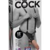 King Cock Hollow Strap-On Suspender System Kit Flesh 11 Inch