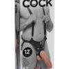 King Cock Hollow Strap-On Suspender System Flesh 12 Inch