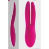 JimmyJane Live Sexy Ascend 2 Dual Clitoral Silicone USB Rechargeable Vibrator Waterproof Pink 6 Inch