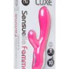 Nu Sensuelle Femme Luxe 10 Function Dual Moter Rechargeable Silicone Vibe Waterproof Pink