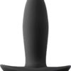 Nu Sensuelle Mini Plug 15 Function Rechargeable Silicone Waterproof Black 5 Inch