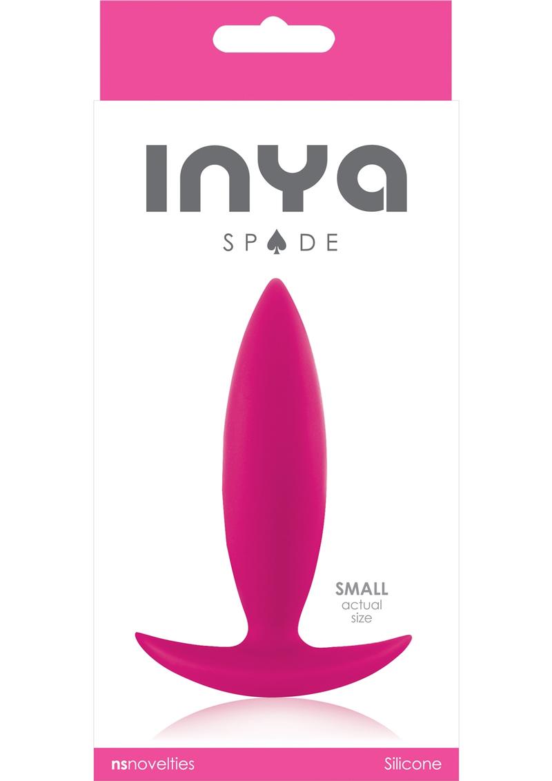 Inya Spade Silicone Anal Plug Small Pink