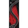 Kink In Deep Silicone Anal Snake Black 19.5 Inch