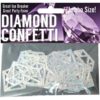 Diamond Mylar Confetti Silver Jumbo Size