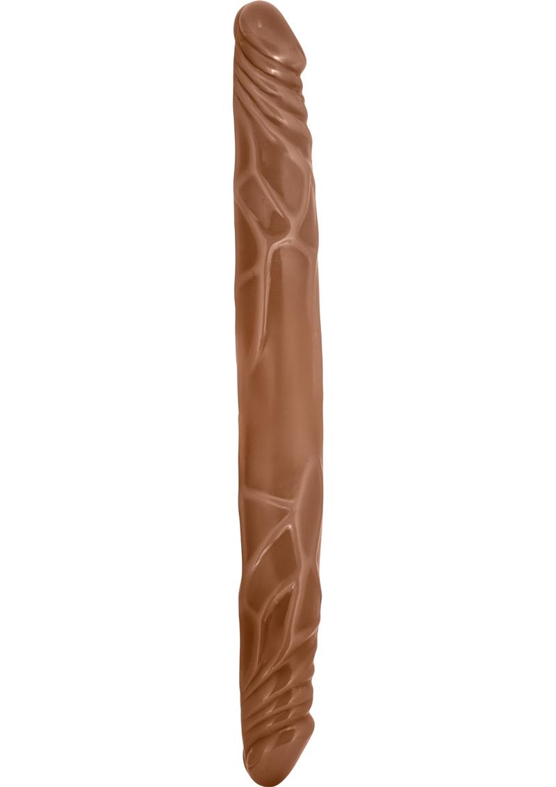 B Yours Double Dildo Latin Brown 14 Inch