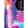 Naturally Yours Ding Dong Jelly Dildo With Balls Waterproof Pink 5.5 Inch