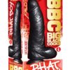 Falcon BBC Big Black Cock Phat Boy Realistic Dildo Black 10 Inch