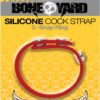 Boneyard Silicone Ball Strap 3 Snap Ring Red