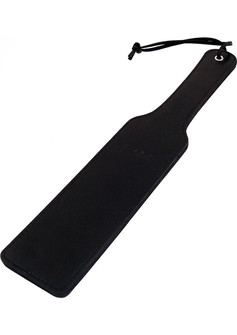 Rouge Long Leather Paddle Black