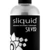 Sliquid Silver Silicone Intimate Lubricant 100% Vegan Waterproof 8.5 Ounce