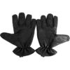 Rouge Leather Vampire Gloves Black Large