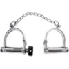 Rouge Wrist Shackles In Clamshell Stainless Steel